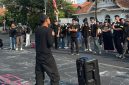 Dokumentasi Aksi simbolik BEM SI Kerakyatan Jawa Timur (For: DetakIndo.com)