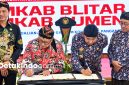 Penandatanganan Memorandum of Understanding (MoU) atau kesepakatan bersama, Pemerintah Kabupaten (Pemkab) Sumenep dengan Pemerintah Kabupaten Blitar di Pendopo Agung Sumenep (DetakIndo.com).