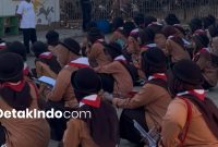 Dokumentasi Kegiatan kepramukaan di Yayasan Nurul Hajar Desa Banraas, Pulau Giliyang, Kecamatan Dungkek, Kabupaten Sumenep.(Detakindo.com).