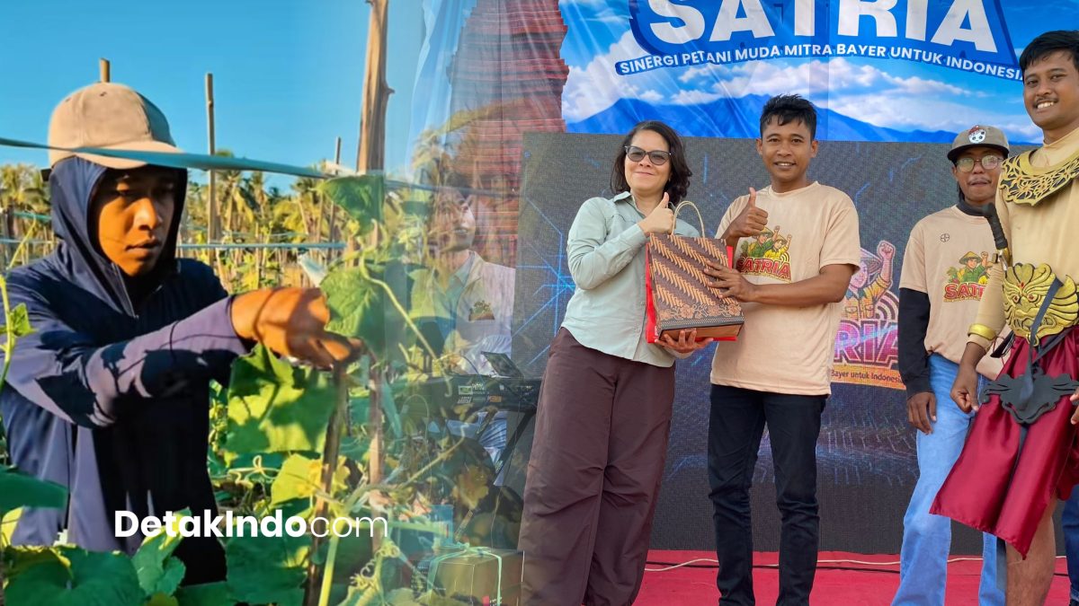 Moh. Kholid saat menerima penghargaan di acara Video Petani Muda Inspiratif, Mojokerto 24 September 2026 (Detakindo.com).