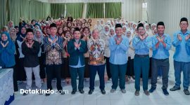 Seminar Nasional “Kepemimpinan Pemuda dan Perubahan Iklim” Universitas Annuqayah (UA) menghadirkan Dr. Suparto, Tenaga Ahli Wakil Menteri Pendidikan Tinggi, Sains, dan Teknologi, sebagai pemateri, Ahad 27/9/2026 (Detakindo.com).